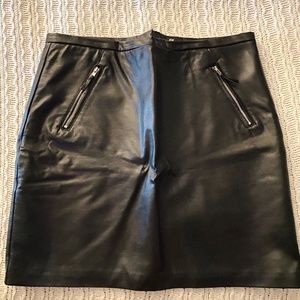 H&M- Faux Leather Skirt